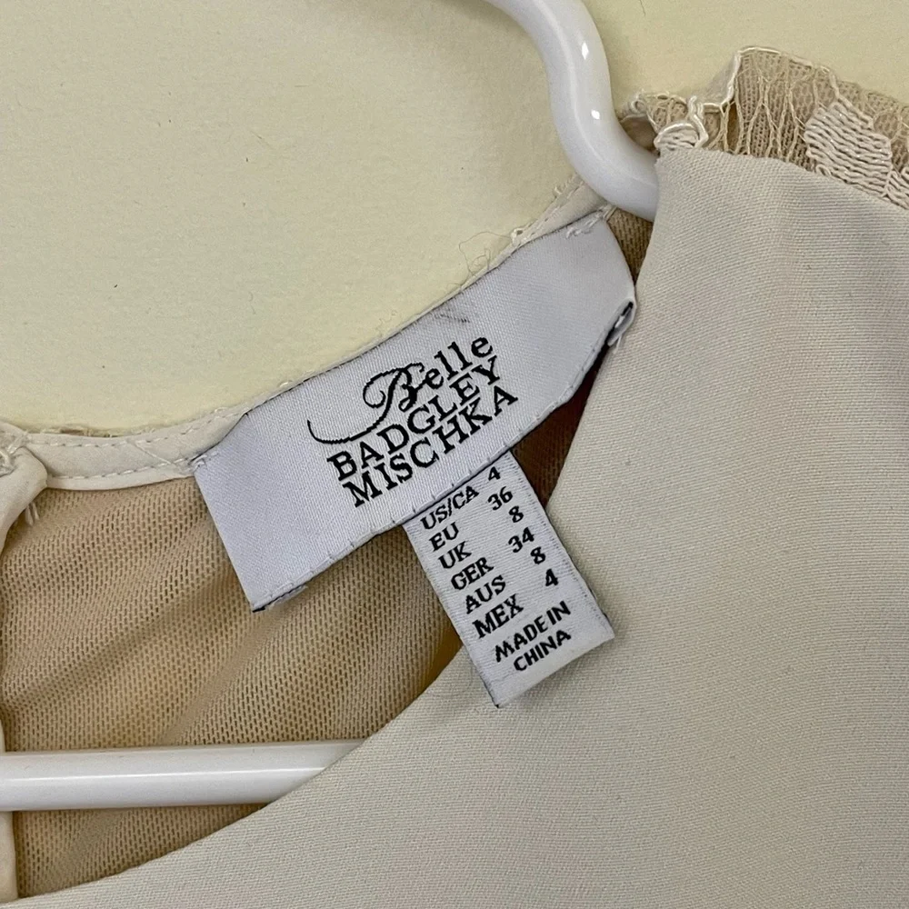 Badgley Mischka stylish cream